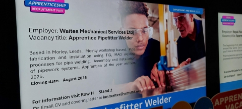 Leeds manufacturers take centre stage at apprenticeship recruitment fair 8
